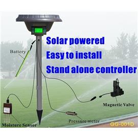 Outdoor solar powered moisture sensor based controller