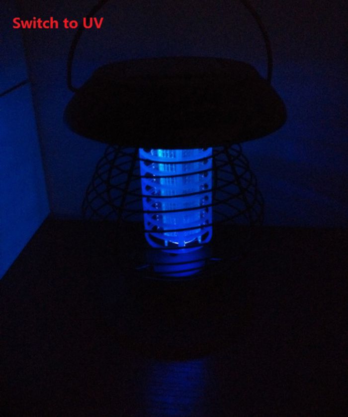 Solar power mosquito repellent lamp